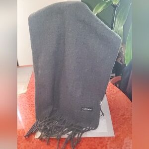 NNT 100% Cashmere Dark Gray Women's Scarf